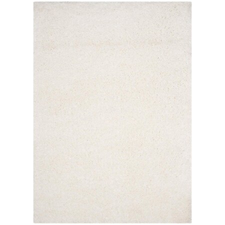 Safavieh Polar Shag Power Loomed Small Rectangle Area RugWhite 4 x 6 ft. PSG800B-4